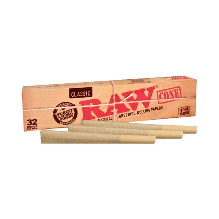 RAW Pre-Rolled Cones Canada 1.25 Pack of 32 Cones