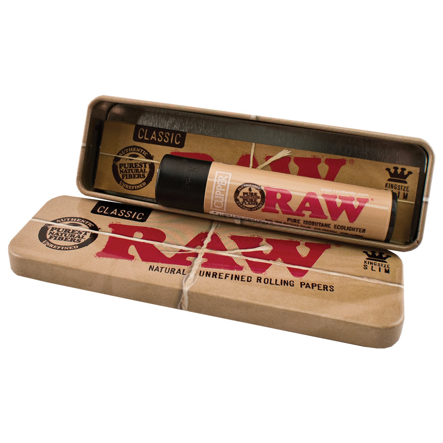 raw tobacco tin RAW Roll Your Own Storage Tin | Head Candy Smoke Shop