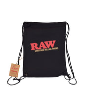 RAW Black Drawstring Backpack Canada