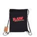 RAW Black Drawstring Backpack Canada