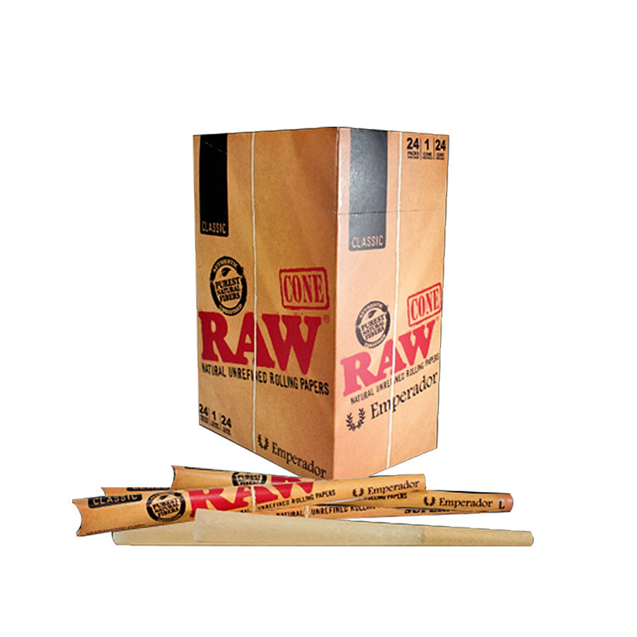 RAW Emperador 7" Long PreRolled Cone Head Candy Smoke Shop Canada
