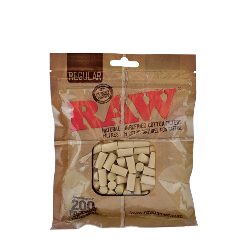 RAW Unrefined Cotton Filters