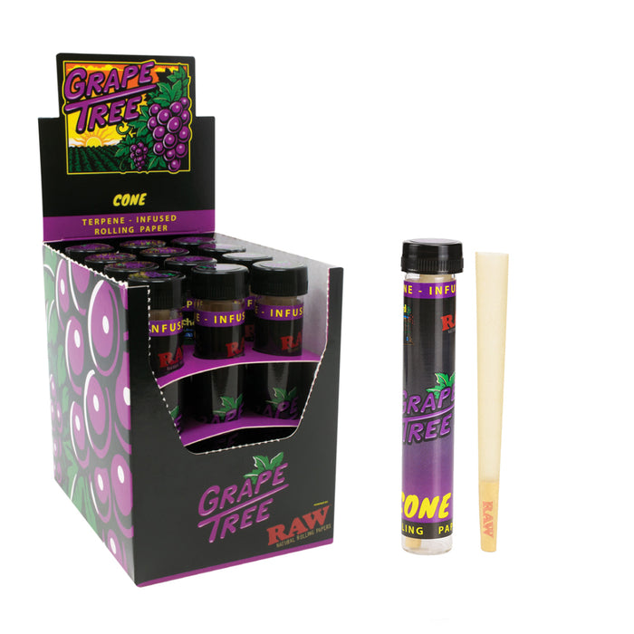 RAW x Orchard Grape Tree Terpene Infused Pre-Rolled Cone - King Size