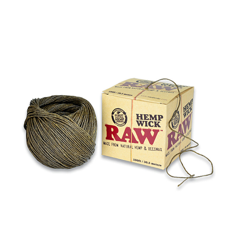 RAW Hemp Wick 100ft Ball Canada