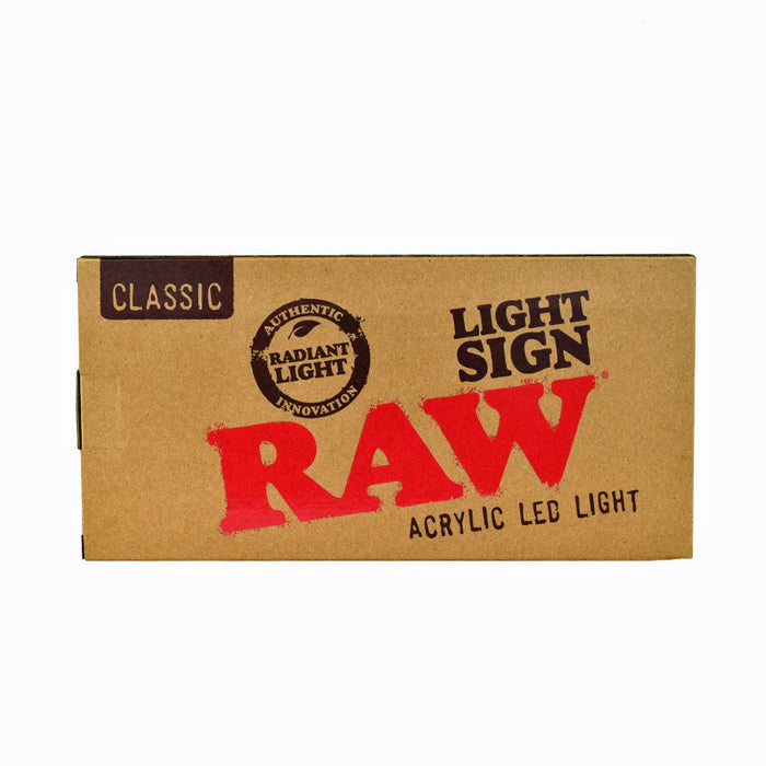 RAW Light Up Sign