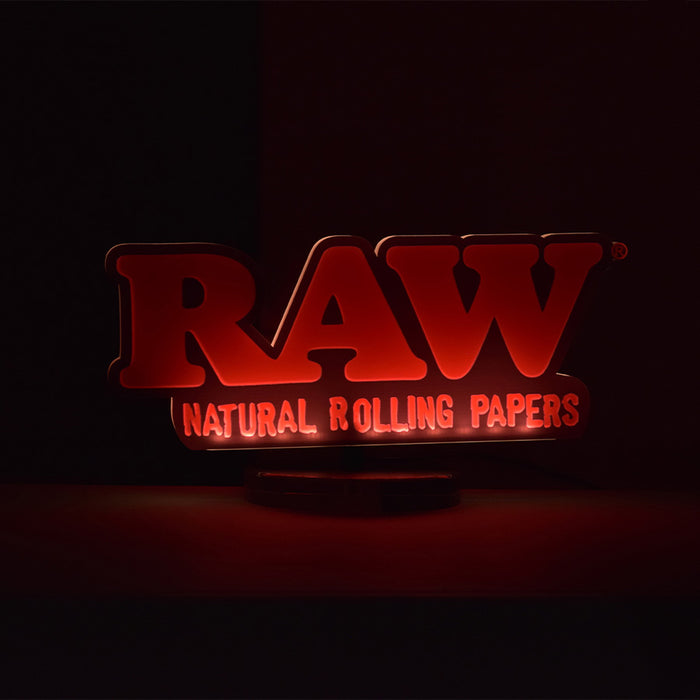 RAW Light Up Sign
