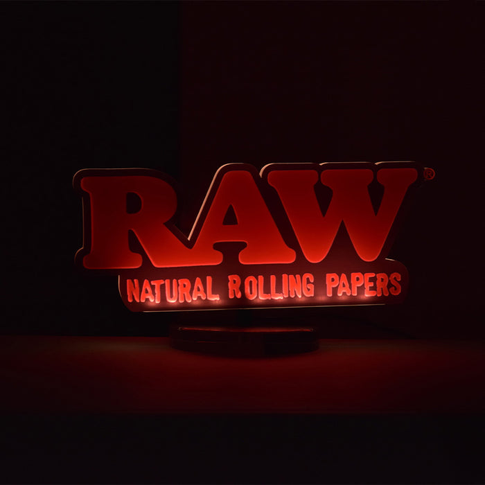 RAW Light Up LED Sign | Head Candy Smoke Shop | Canada