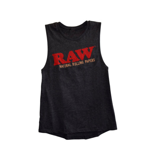 RAW Ladies Heather Grey Tank Top Canada