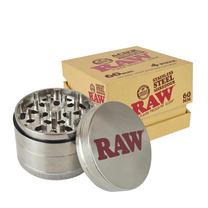 RAW Stainless Steel Shredder - Large 60mm
