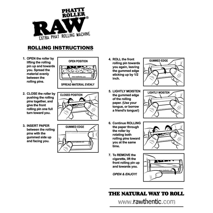 How to use RAW Phatty Roller