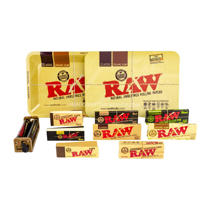 RAW Rolling Papers and Tip Sampler Pack Canada