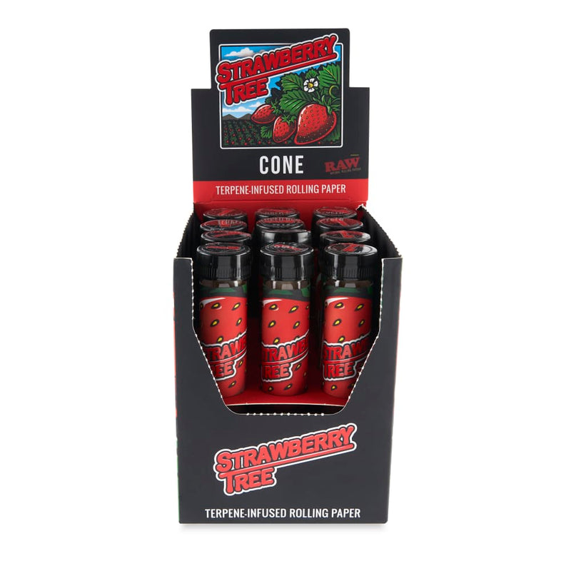 RAW x Orchard Strawberry Tree Terpene Infused Pre-Rolled Cone - King Size