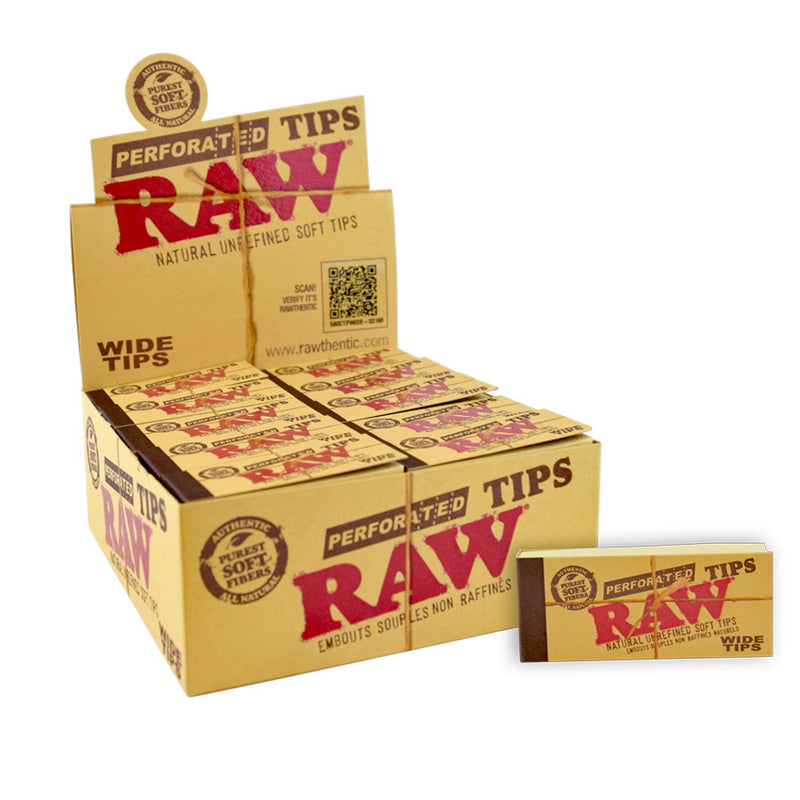 RAW Wide Perforated Tips Canada