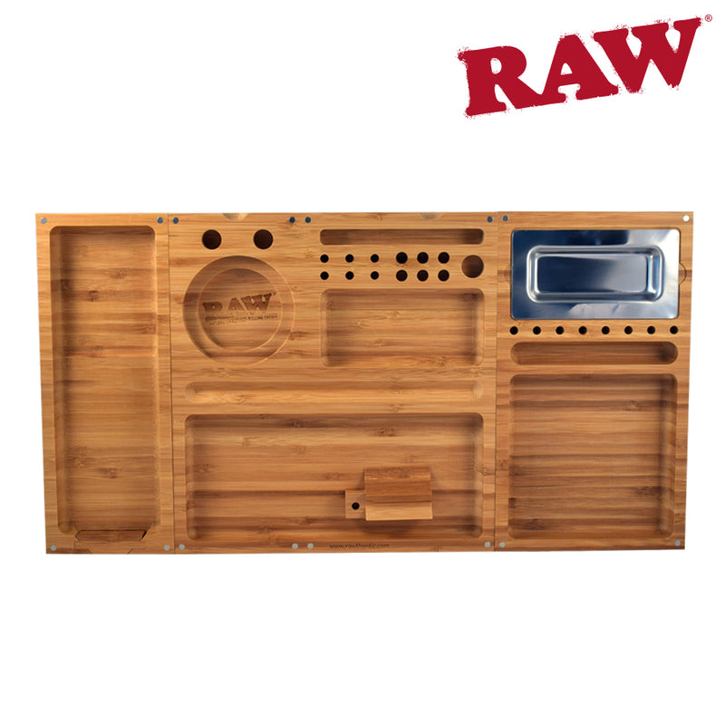 RAW Triple Flip Bamboo Rolling Tray Canada