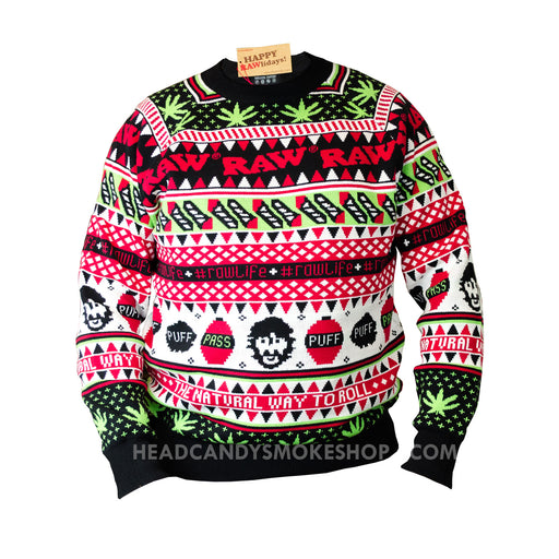 RAW Rolling Papers Ugly Christmas Sweater Canada