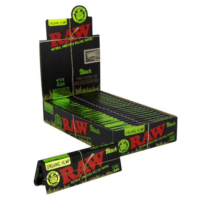 RAW Black Organic Hemp Papers Canada
