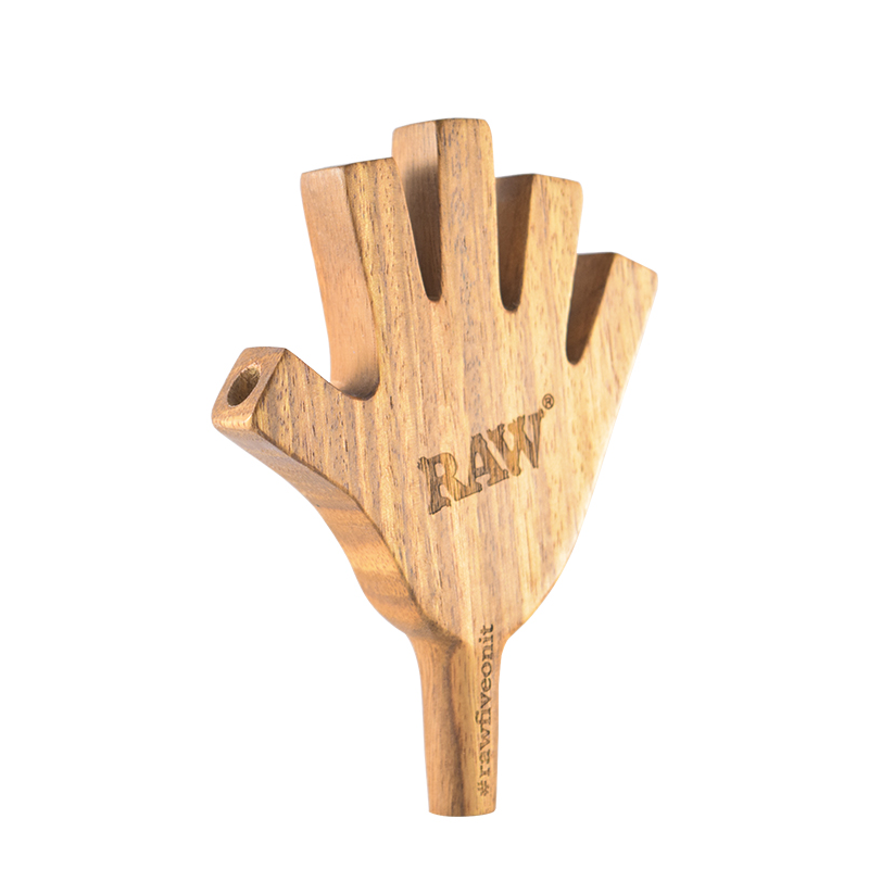 RAW 5 on it wooden cone tip holder