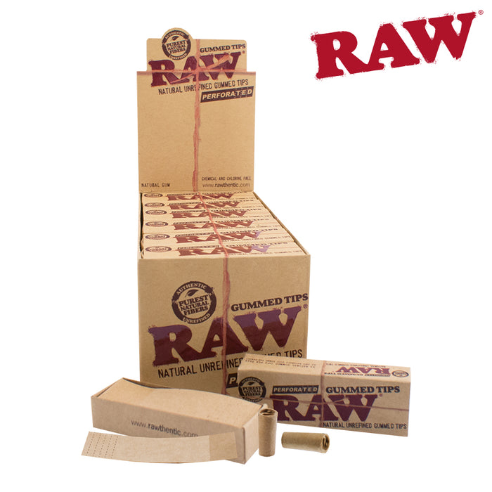 RAW Gummed and Perforated Tips