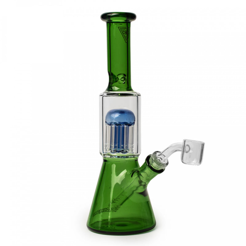 Small Dual Chamber Concentrate Rig with 8 Arm Tree Perc
