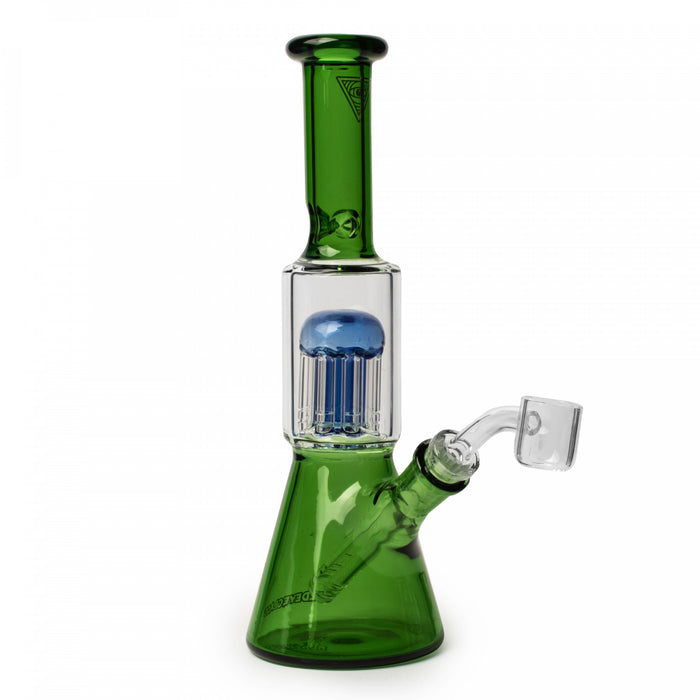 Small Dual Chamber Concentrate Rig with 8 Arm Tree Perc