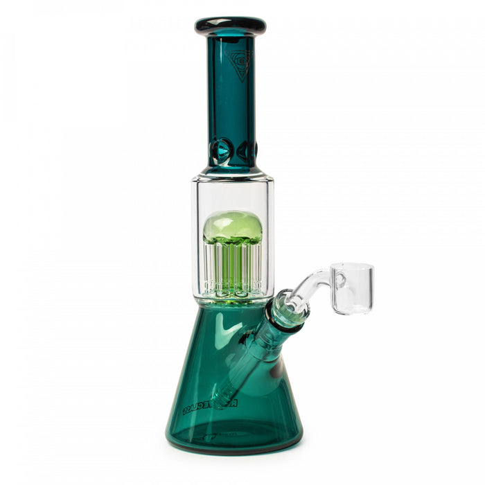 Dual Chamber Concentrate Rig with 8 Arm Tree Perc
