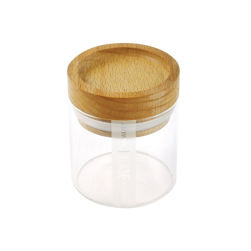 RYOT Glass Jar with Beech Tray Lid