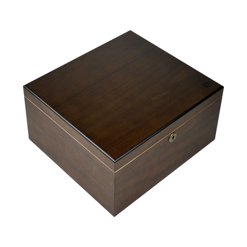 RYOT Lockable Wooden Storage Box with Jars and Rolling Tray Canada