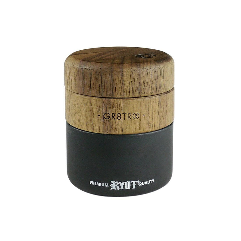 RYOT Wood GR8TR with Matte Black Jar Body and Walnut Top Canada