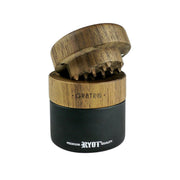 RYOT Wood GR8TR with Matte Black Jar Body and Walnut Top