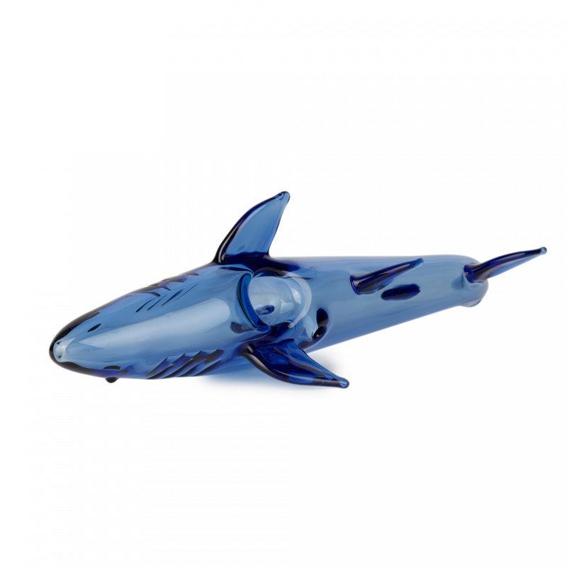 Red Eye Glass 6" Shark Hand Pipe
