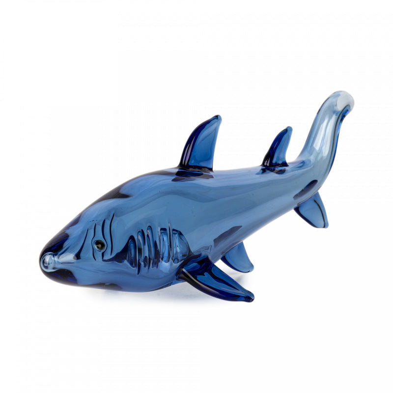 Red Eye Glass 6" Shark Hand Pipe