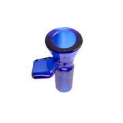 Cobalt Blue 14mm Bong Bowl with built-in Snowflake Screen Red Eye Tek Canada