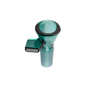 Teal 14mm Bong Bowl with built-in Snowflake Screen Red Eye Tek Canada
