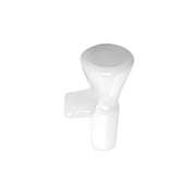 White 14mm Bong Bowl with built-in Snowflake Screen Red Eye Tek Canada