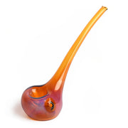 Amber Gandalf Pipe 9" Canada Red Eye Glass