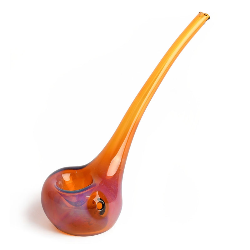 Amber Gandalf Pipe 9" Canada Red Eye Glass