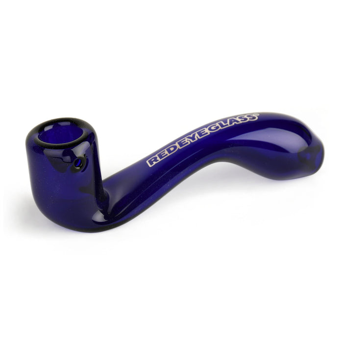 Red Eye Glass Blue Sherlock Pipe with Collectible Tin Canada