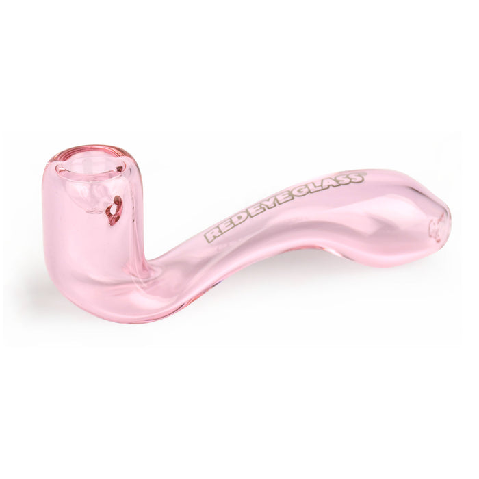 Red Eye Glass Pink Sherlock Pipe with Collectible Tin Canada