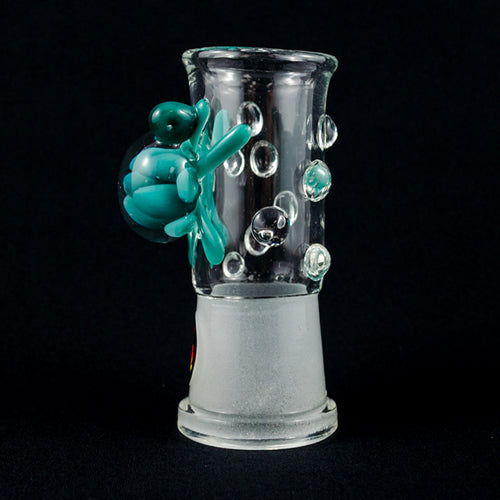 Turtle dome for dab rig Red Eye Glass Handmade