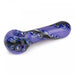 Red Eye 4.5" Half Paisley Spoon Pipe Purple and Blue