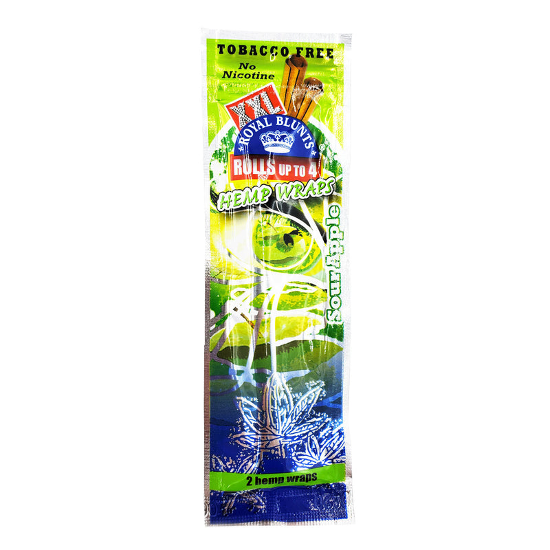Sour Apple Royal Blunts XXL Hemp Wraps Canada