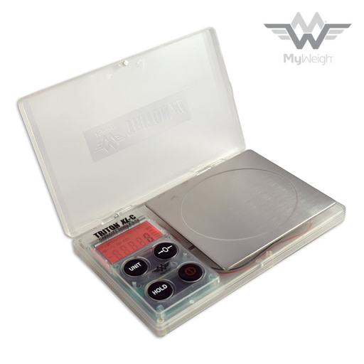 1000 x 0.1g Clear Digital Pocket Scale with Tray MyWeigh