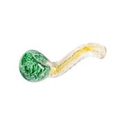Red Eye Glass Sherlock Inside-Out Hand Pipe Green
