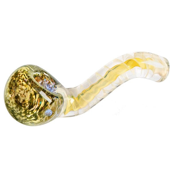 Red Eye Glass Sherlock Inside-Out Hand Pipe Yellow