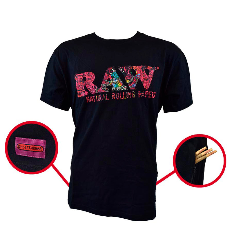 RAW Ghost Shrimp Stash Pocket T-Shirt Canada