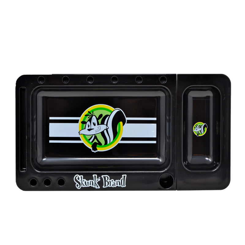 Skunk Brand Black Translucent Rolling Tray Canada