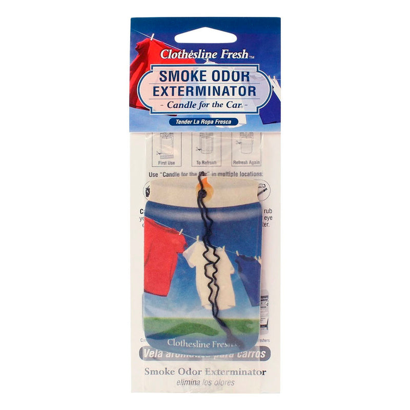 Clothesline Fresh Smoke Odor Exterminator Car Air Freshener Canada