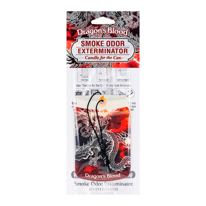 Smoke Odor Exterminator Car Air Freshener Dragon's Blood