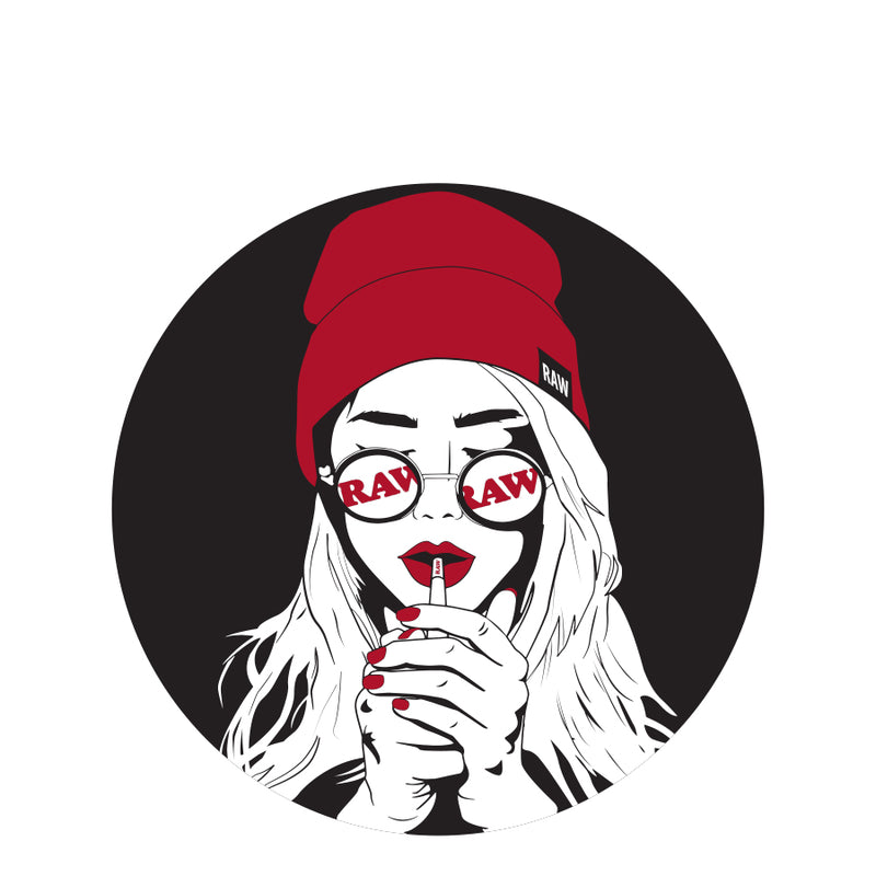 RAW Girl Sticker