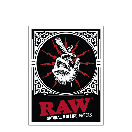 RAW Cone in Hand Stickers
